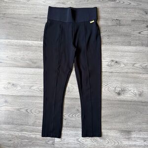 Calvin Klein Power Stretch High-Waisted Seamed Leggings - Size Medium